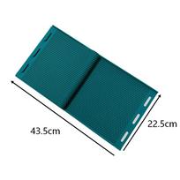 43.5x22.5cm Silicone Beekeeping- Foundation Mold- DIY Beeswax Sheet Press- Tool Kit For Hive Frame Making 2 Pieces Set tamsiai mėlyna spalva
