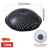 5/10Pcs Bonsai Basin Flowerpot Bottom Grid Mat Flower Pot Garden Accessories Pot Hole Mesh Pad Breathable Leakproof gray