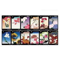 Original sensation Hanafuda Hanatoridori (Oishi Tengu-do established 12th year Kansei) black