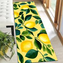 1Pcs Pastoral Style Non-Slip Washable Area Rug Runner for Entryway, Living Room, Bedroom & Patio 60X90cm white