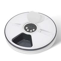 6 Meals Dry Wet Food Automatic Cat Feeder,Pet Smart Timer Freshness Food Dispenser,Battery Powered,Cat Dog Slow Feeding. balta