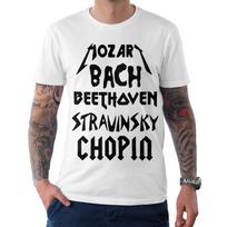 Classical Music Composers Rock T-Shirt, Mozart Bach Beethoven Shirt, Men's and Women's Sizes (bc-220) S black