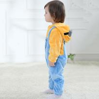 Mielas Kūdikio Kostiumas Helovino Šventė Cosplay Berniukams Mergaitėms Juokingas Kostiumas Žieminis Šiltas Pižama Anime Sully Kigurumi Animacinis Drabužis 3M(1-4 Months) gray