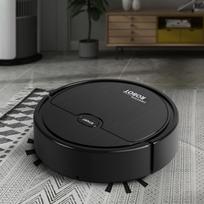 Smart 3-in-1 Robot Vacuum: Sweep, Vacuum, Mop - Household Cleaning Essential gray