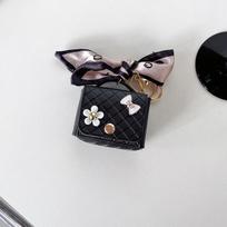 Luxury Bag Leather Earphone Case For Huawei Freebuds 5i 4i 4 3 SE2 Wireless Headset Protective Cover Coin Purse For FreeBuds 5i gray