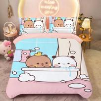 Kawaii Bubu and Dudu Bedding Sets For Children and adults Lovely children's duvet cover Comforter Bed Single Twin Full King Quee 140*200cm/55x79in Single/Twin 3pcs