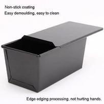 250g Non-stick Toast Box Rectangular Bread Loaf Pan Mold With Lid Toast Mold Cake Bread Tray Mould Sandwich Cake Box Baking Tool gray