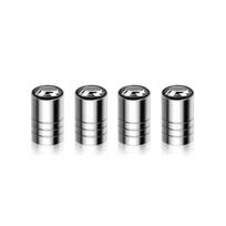 4pcs New 3D Car Styling Tire Valve Metal Dust Caps Tire Decoration For Volkswagen VW  R Line R32 NDXTW4 Touareg Passat Polo Jetta MK4
