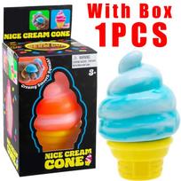 New Schylling Nee Doh Groovy Fruit Squishy Toy Tpr Banana Orange Strawberry Slow Rising Anxiety Relief Relaxing Accessory