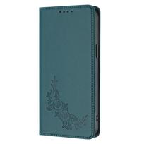 Wallet Flip Case For SONY Xperia 1 10 VIII PU Leather Cover with Card Slots RFID Blocking Magnetic Closure Cover SONY Xperia 10 VIII tamsiai žalia spalva