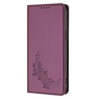 Wallet Flip Case For SONY Xperia 1 10 VIII PU Leather Cover with Card Slots RFID Blocking Magnetic Closure Cover SONY Xperia 1 VIII violetinė