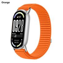 Nailoninis kilpinis dirželis Xiaomi Mi Band 10 9 8, pakaitinė apyrankė Xiaomi Mi Band 9/ 10 /8 NFC laikrodžio apyrankės priedai Mi Band 8 8NFC black