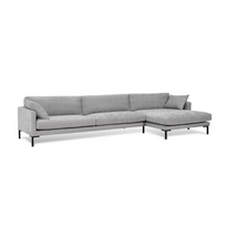 Sofa Domus (Kampinė chaiselongue su triviete sofa)