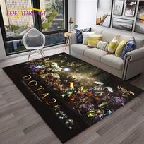 3D Dota2 Klasikinio Žaidimo Žaidėjo HD Kilimas Namų Svetainei Miegamajam Sofai Prie Durų Dekoras, Vaikų Žaidimų Zonos Kilimas Neslystantis Grindų Kilimėlis 100x150cm
