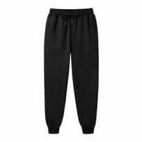 Vyriškos kelnės su guminiu juosmeniu Vienspalvės Kišenė Gili klynas Sportinė apranga Bėgimas Slim Fit Anti-pilling Jogos kelnės darbui 4XL juoda