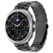 Titano Metalinė Apyrankė Samsung Galaxy Watch 8 Classic 46mm / Watch8 44mm 40mm Grandinėlės Apyrankė Be Tarpo Juostos Priedai For Galaxy Watch8 juoda