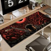 Guts kardas anime Berserk pelės kilimėlis Anime Berserk pelės kilimėlis Stalo kilimėlis su dirželiu Žaidimų priedai Prime Gaming XXL klaviatūros kilimėlis 900x400x3mm brown
