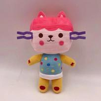 Anime Gabby's Dollhouse Plush Toy Cartoon Mercat Plushies Smiling Cat Car Hug Gaby Girl Stuffed Dolls Animals Xmas Birthday Gift gray