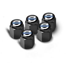 For Volvo ew15Pcs Car Wheel Tire Valve Caps Metal Stem Cover For Volvo XC60 V50 V40 XC90 S60 S40 S80l V90 V60 EX90 S90 XC40 C40 S70 Accessory black