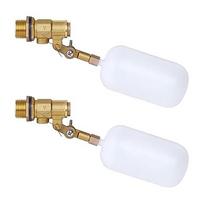 Plastic float valve automatic float valve for drinking bowl float valve for replenishing water 2pcs beige