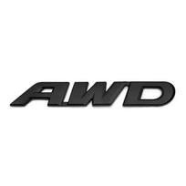 3D Metalo AWD Raidės Automobilio Galinės Bagažinės Sparno Emblema Ženklelis Lipdukas Honda CR-V HR-V Pilot Passport Ridgeline Priedams 9cm x 1.8cm black