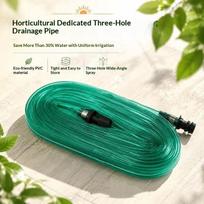 1Pc 7.5M Multi Directional Sprinkler Soaker Hose Durable Flat Water Saving Tubing For Garden Lawn Plant Watering A3 blue