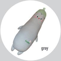 Creative Long Ice Silk Eggplant Plush Hug Pillow for Babies and Children 1m 1.4kg