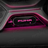 For PUMA Logo ST Focus Kuga Fiesta Fusion Ecosport KDSA3 Emblem Car Air Outlet Aromatherapy Atmosphere Light LED Air Freshener
