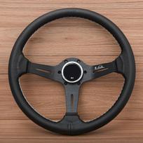 14inch 350mm JDM Racing Leather Steering Wheel Universal Deep Corn Sports Drift Steering Wheel juoda
