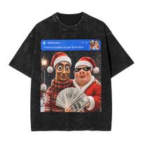 John Pork And Tung Tung Tung Sahur Back To School Is Calling T Shirts Men Cotton T-Shirts O Neck Tee Shirt Short Sleeve Clothes 2XL black