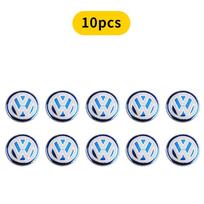 VW 14mm Automobilio Raktų Ženkleliai Emblemos Pakeitimas Automobilio Raktų Lipdukai Volkswagen VW Polo Passat B5 B6 B7 T4 T5 Golf 4 5 6 Tiguan Jetta GTI EM1