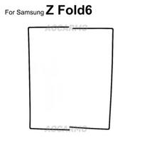 Aocarmo For Samsung Galaxy Z Fold 2 3 4 5 6 Fold 7 Fold6 Front Screen Stand Middle Bezel Frame LCD Display Bracket Plastic Hoder Z Fold6 black
