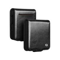 For Samsung Galaxy Z Flip8 Flip 8 Natural Genuine Leather Case Business Luxury Cowhide with Card Slots Wallet Cover for Flip8 Galaxy Z Flip8