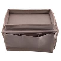Sofa Armrest Hanging TV Remote Control Organizer Couch Storage Bag with Cup Holder Tray Type 2