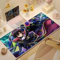 Anime Code Geass Mouse Pad Large Nonslip Lockedge Desktop Computer Desk Mat Keyboard Writing Mousepad Office Gamer Student Gift 800x300x2mm black