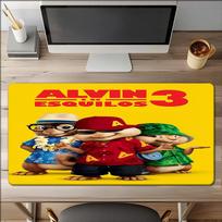 Alvin and the Chipmunks Theme Mouse Pad, Non Slip Rubber Base, Multifunctional Office & Home Decor, Perfect for Workspace Personalization. 30cmx80cm