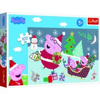 TREFL PEPPA Dėlionė „Kalėdos“, 100 det.