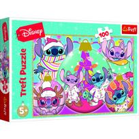 TREFL DISNEY STITCH Dėlionė „Kalėdos“, 100 det.