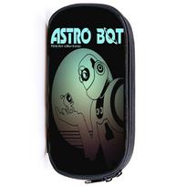 „Astro Bot Astronaut“ pieštukų dėklas su užtrauktuku, pieštuko maišelis, funkcinis nešiojamasis pieštukų dėklas su užtrauktuku studentų raštinės reikmenimis 3 gray