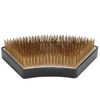 Arc shaped Flower Kenzan Holder Flower Arrangement Needle Pin Arranging Tool Accessories(L ) brown