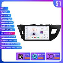 Ossuret Carplay 4G-LTE 2Din for Toyota Corolla 2014 2015 2016 Android Car Stereo Radio Multimedia Video Player Navigation GPS Intelligent Head Unit S1 8Core 3G 32G AI