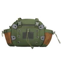 Tactical Backpack Climbing Outdoor Shoulder Bag Camping Hiking Waterproof Pouch Oxford Waist Packs žalia