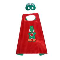 Game Super Mario Bros Cloak Cute Cartoon Mario Luigi Bowser Toad Yoshi Cape Mask Suit Halloween Cosplay Costumes For Unisex (As shown-27496)-70x70CM blue