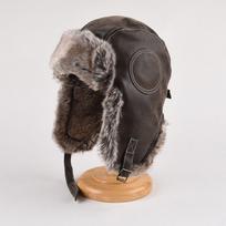 Moterų Vyrų Odinė Žieminė Traperio Kepurė Ausų Apsauga Dirbtinio Kailio Pamušalas Slidinėjimo Ushanka Vėjui Atspari Storesnė Šilta Sniego Kepurė Su Ausų Atvartais kava
