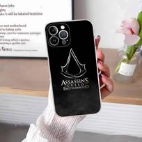 A-Assassin S -Creed Gaming Transparent TPU Phone Case For IPhone 17 11 12 13 14 15 16 Pro Max 16 Plus Cover iPhone 13 black