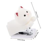 Desktop Stapler Cute Dog Design Compact Animal Shaped Stapler for Office School Stationery Supplies Portable Paper Fastener Gray mėlyna