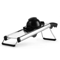 LMETJMA Mandoline Food Slicer Adjustable Mandoline Slicer Stainless Steel Mandolin Vegetable Chopper Vegetable Slicer Julienner black