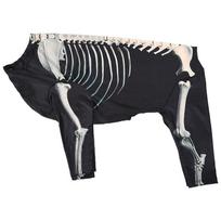Doglemi Halloween Dog Costume For Large Dogs Comfortable And Cool Skull Dog Dress XL white