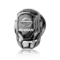 Automobilio vieno paspaudimo paleidimo mygtukų apsauginis dangtelis, dekoracija Nissan Tiida Sylphy Teana X Trail T30 T32 Almera Qashqai J10 J11 gray