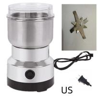 Multipurpose Electric Coffee Bean Grinding Tool Stainless Steel Milling Machine For Seeds Spices Herbs Nuts Coffee Grinder 1Pc US Plug 8 blade